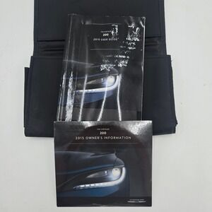 2015 Chrysler 200 Owner's Manual Guide Book Set OEM W/ Case